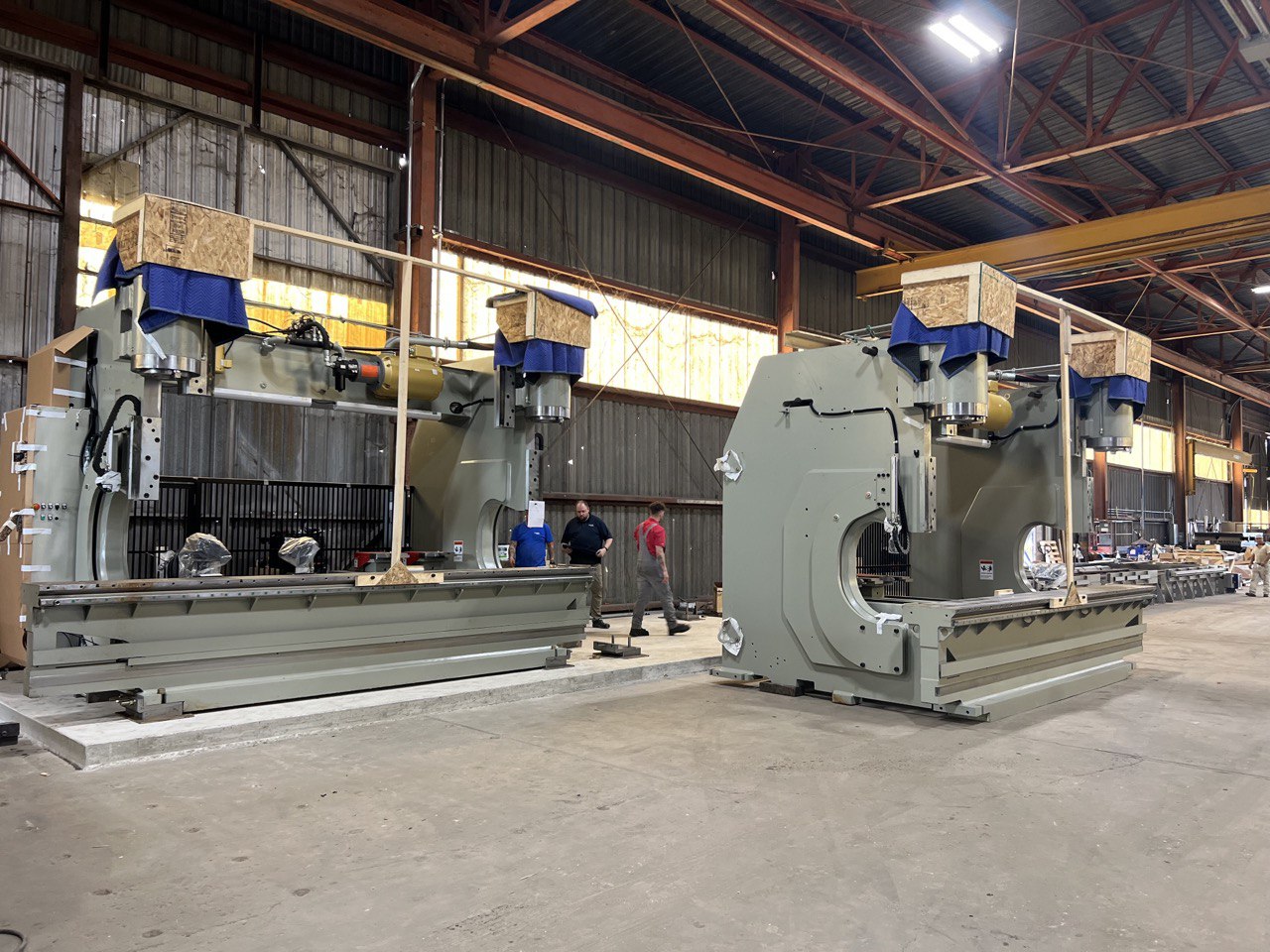 Pedowitz-Machinery-Movers-84000-84000-Pound-Press-Brake-Transport-Installation-Pound-Accupress-Brake-Plant-City-FL-49