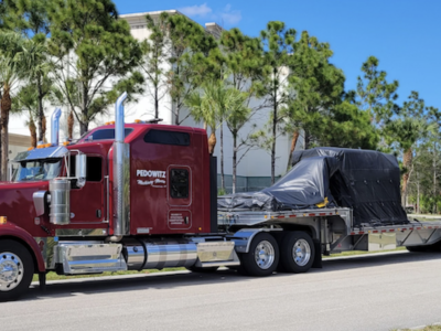 CNC Horizontal Lathe Trucking and Rigging Jupiter FL