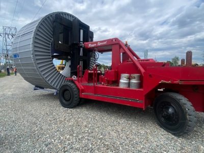 Offload & Stage Wire Power Plant Massachusetts