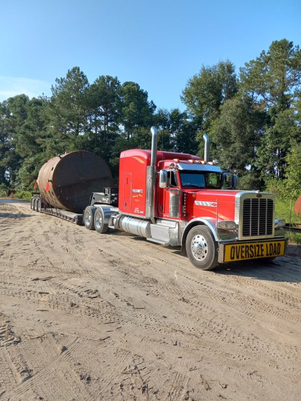 Pedowitz Machinery Movers Charlotte Rigging Company Trucking Chemical Storage Tank Hazardous Materials Transport Charlotte 4