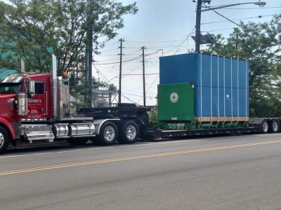 Rigging Out Of Gauge Machinery NJ Port Trucking