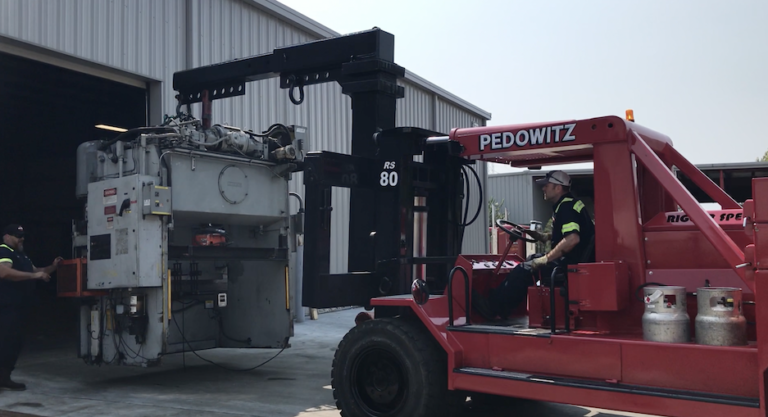 Pedowitz Midwest Rigging Fort Wayne Indiana Trucking Services Company & Machinery Movers Kalamazoo Michigan Toledo Ohio 1